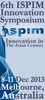 The 6th ISPIM Innovation Symposium – Innovation in the Asian Century