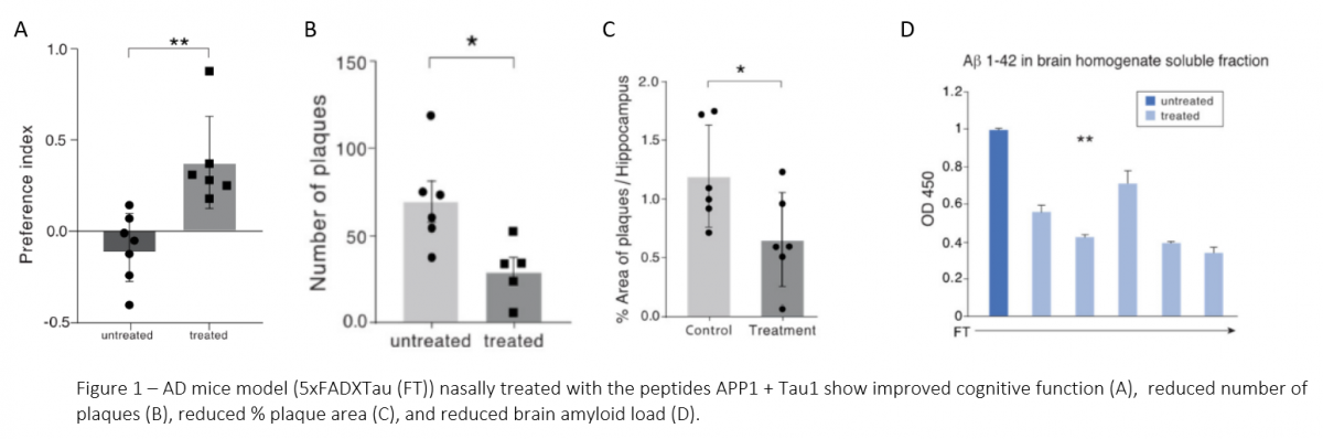 Peptides for Treating Alzheimer's Disease
