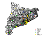 Predictive modelling of air pollution and other meteorological variables