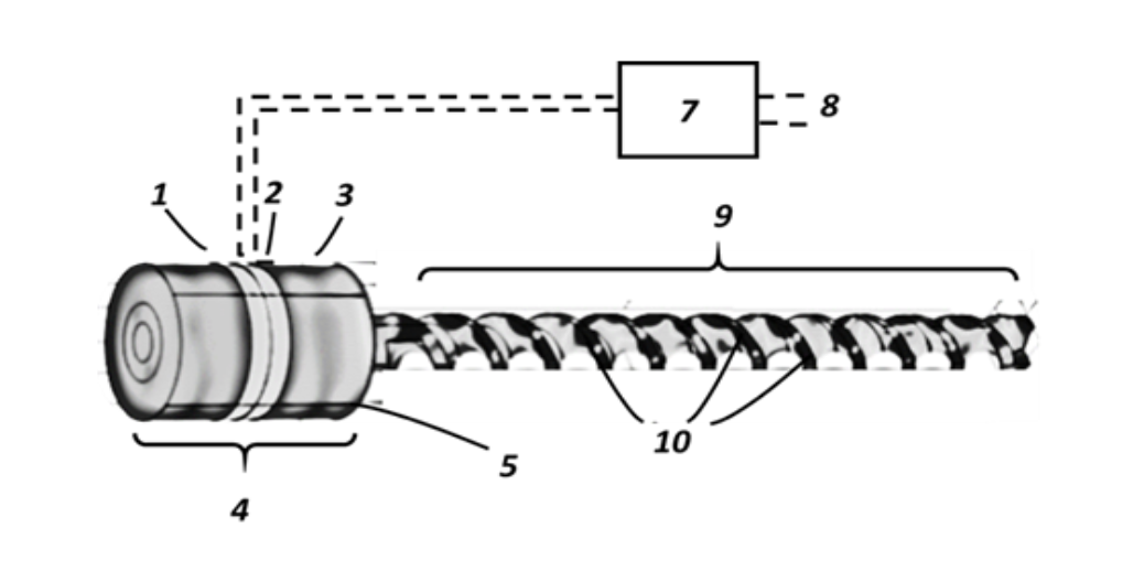 Ultrasonic capillary reactor with temperature control and homogeneous vibration