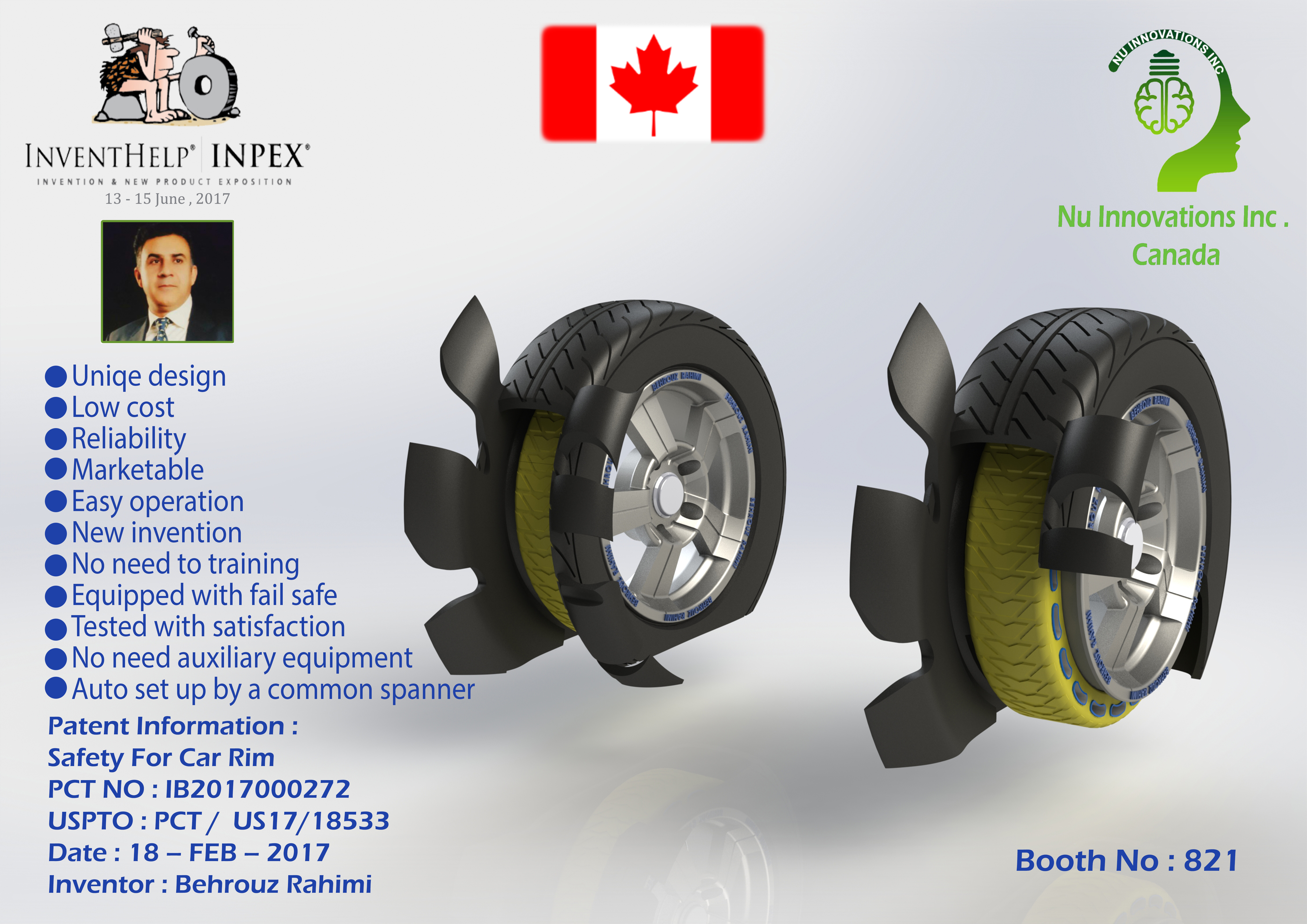Safety devise for car rim -innovative design