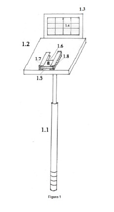 Device for taking pictures of the treetops