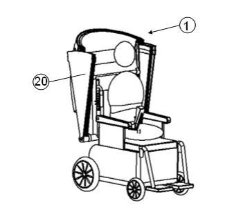 Capota automática para silla de ruedas