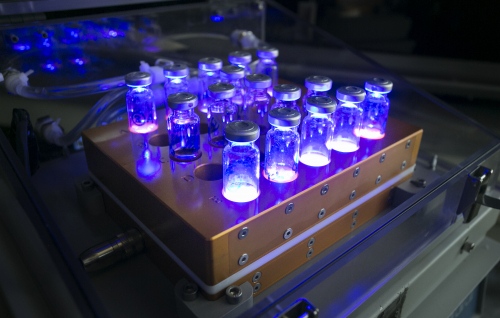 Laboratory-scale photoreactors for high-througput experimentation