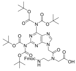 Fmoc-PNA-D(tetraBoc)-OH Cas 2101661-88-3