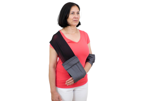 Sling for paretic limb - Special aid for patients after stroke or brachial plexus injury