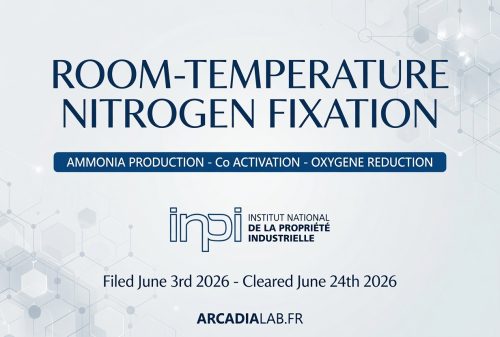 Room-Temperature Electrochemical Nitrogen Fixation - Patented Fe₃ Catalyst and Cell