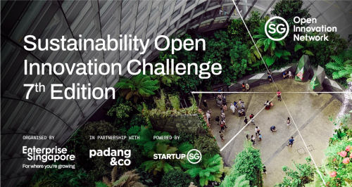 Seeking Applications for the Sustainability Open Innovation Challenge 7th Edition: Co-Create Scalable Solutions for a Greener Future